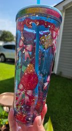 ALANI 24 oz acrylic lava snow globe tumbler