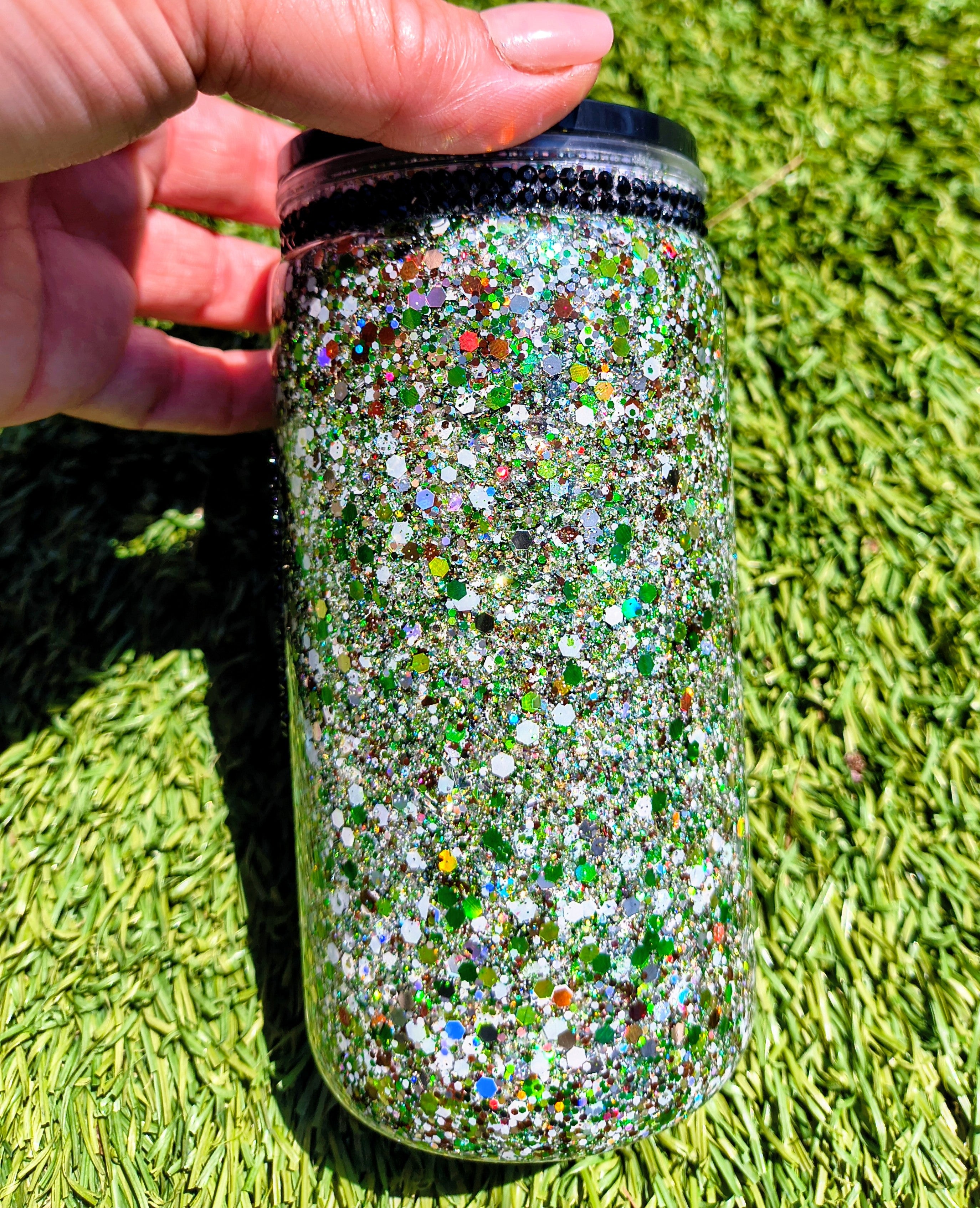 WIFEY 16 oz acrylic libby style snowglobe tumbler